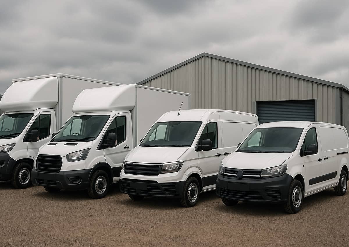 Fleet of vehicles available for hire in Falkirk